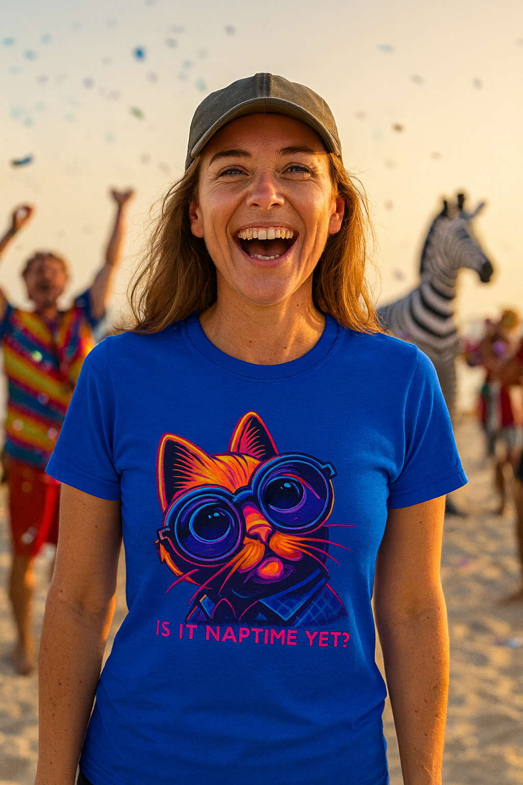 Sleepy Cat Vibes T-Shirt