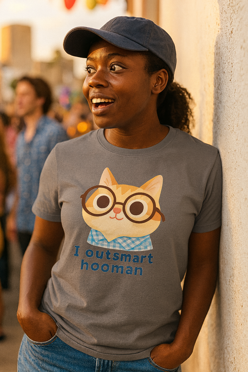 Clever Cat Geek Tee