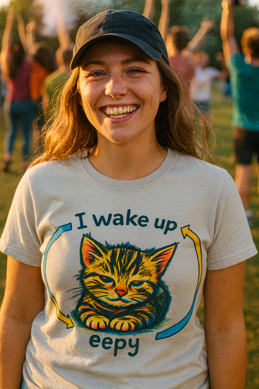 Sleepy Cat Vibes T-shirt