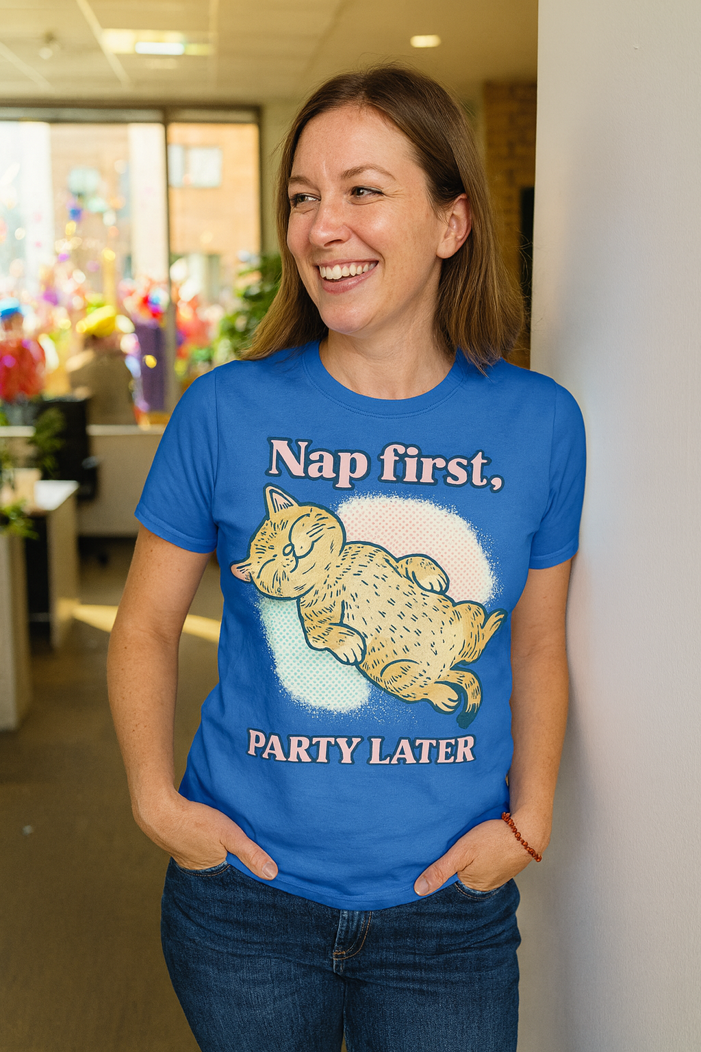 Cat Nap Party T-Shirt