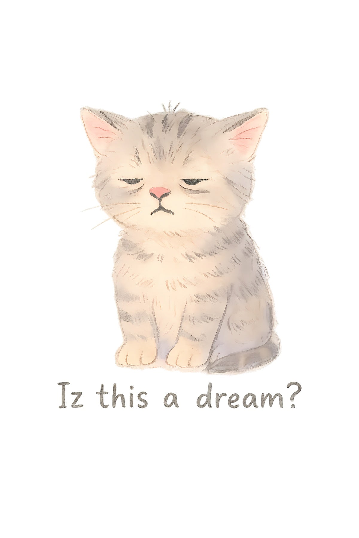 Dreamy Cat T-Shirt: Feline Fantasy