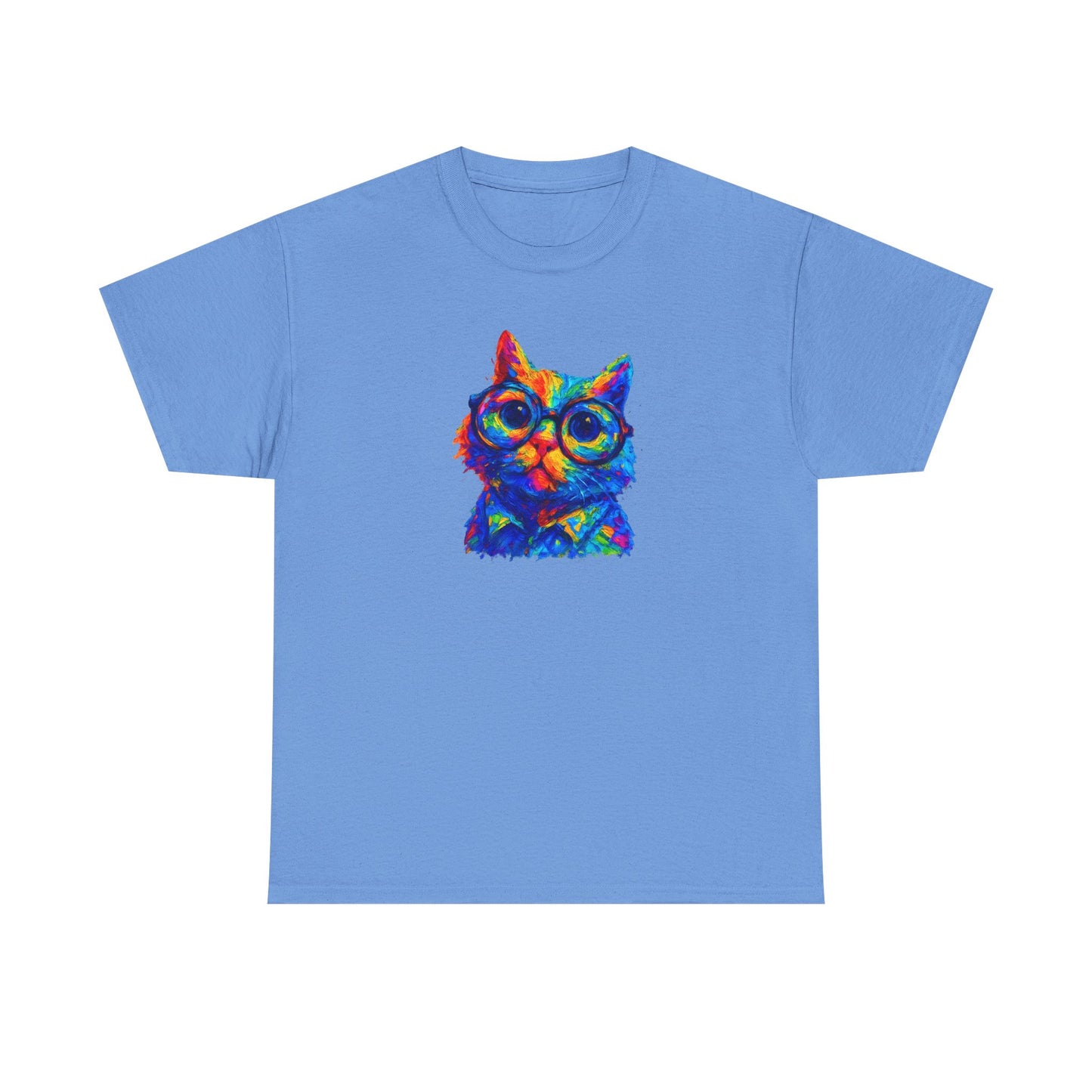 Vibrant Retro Cat T-Shirt