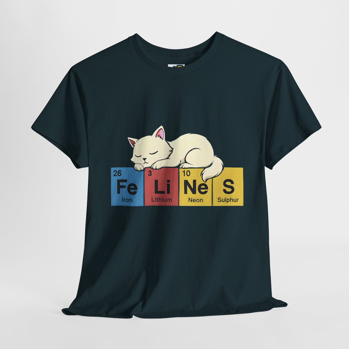 Cat Science Unisex Tee - Cute Feline Periodic Table T-Shirt for Cat Lovers