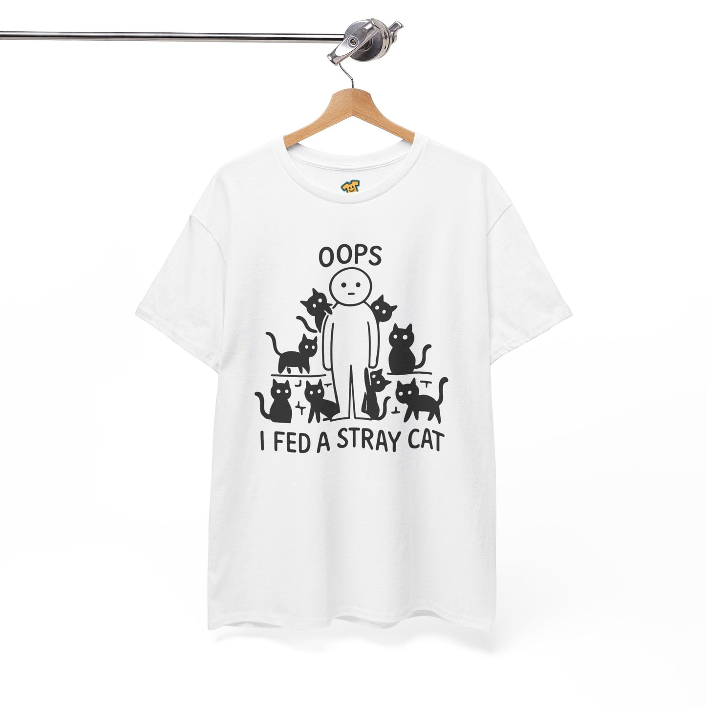 Funny Stray Cats Oops Unisex Tee