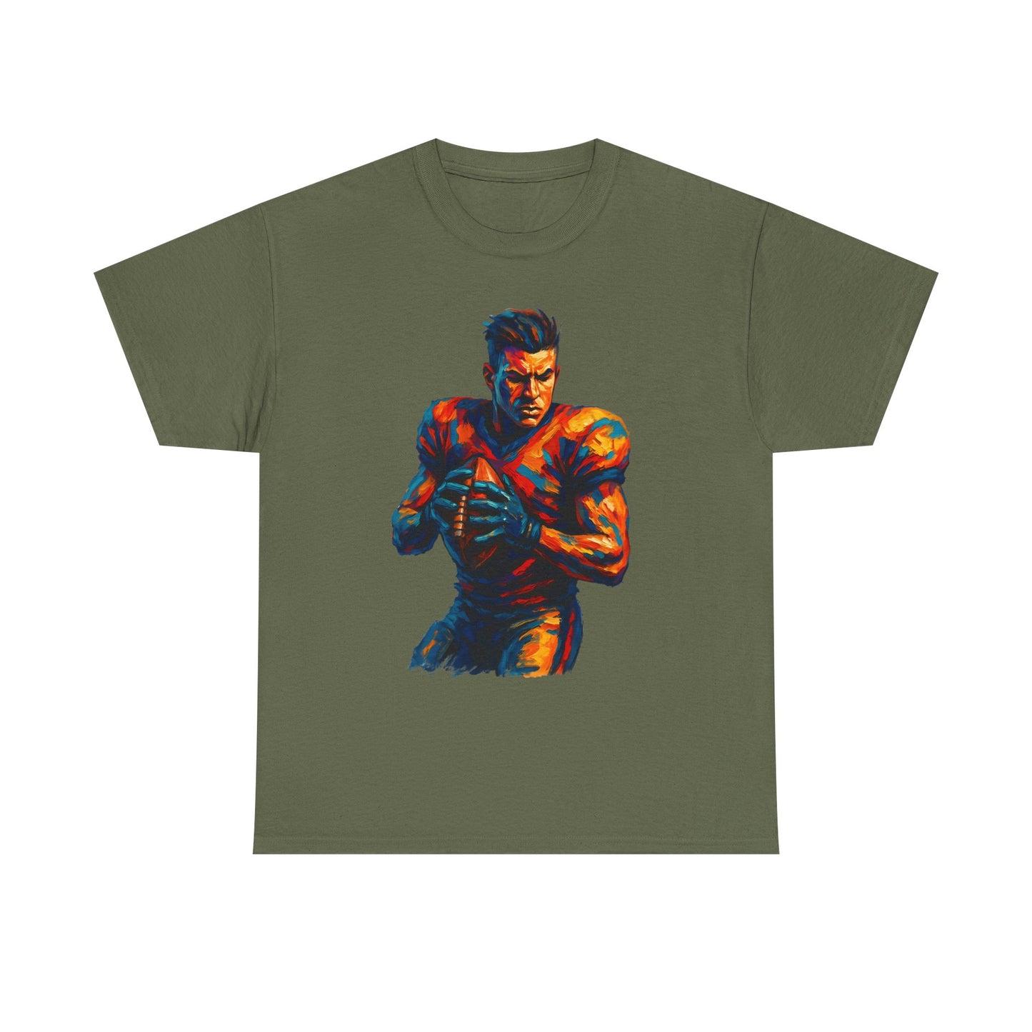Vibrant Football Warrior T-Shirt