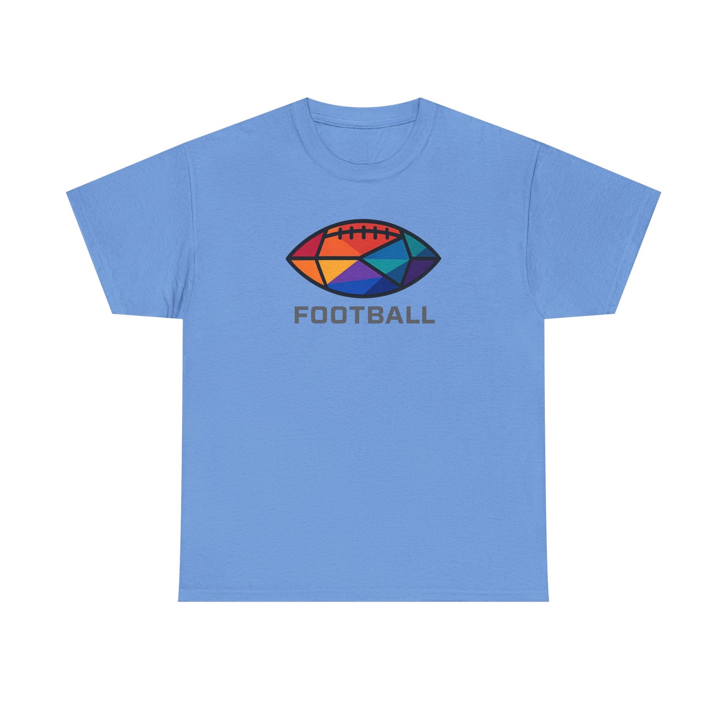 Vibrant Geometric Football T-Shirt
