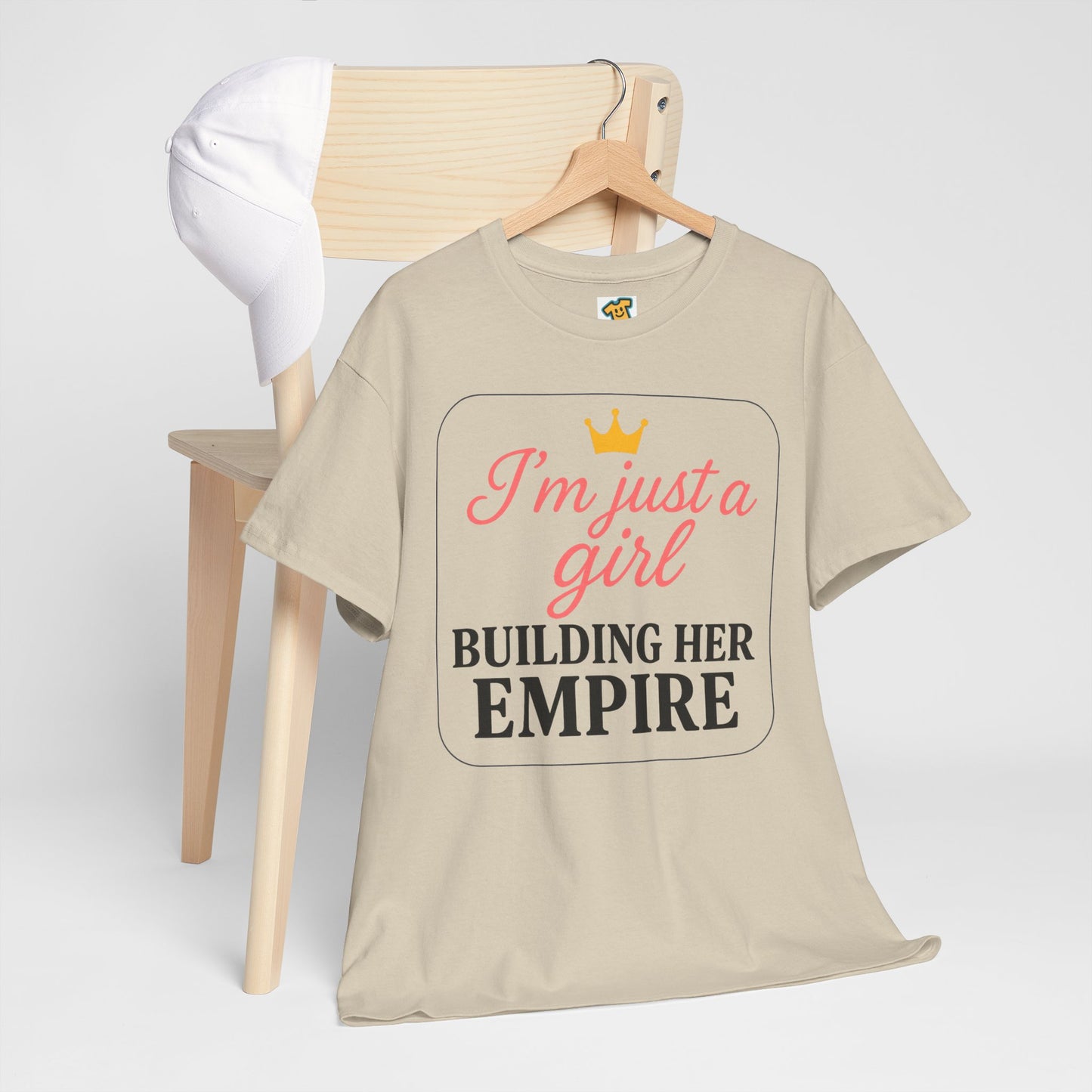 Girl Boss Tee Just a Girl Building Her Empire Heavy Cotton