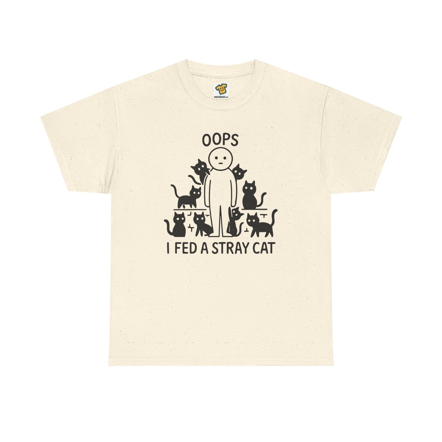 Funny Stray Cats Oops Unisex Tee