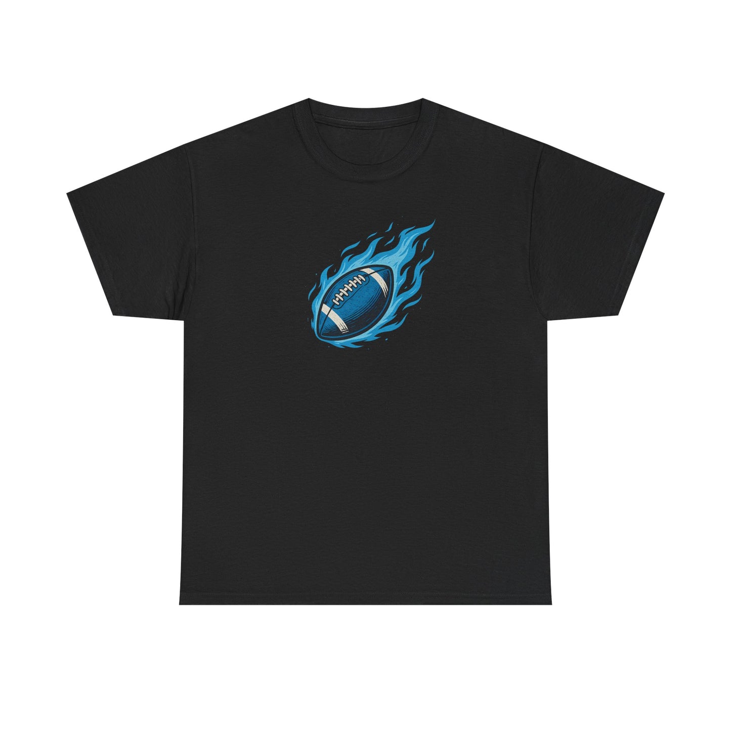 Blazing Blue Football Tee