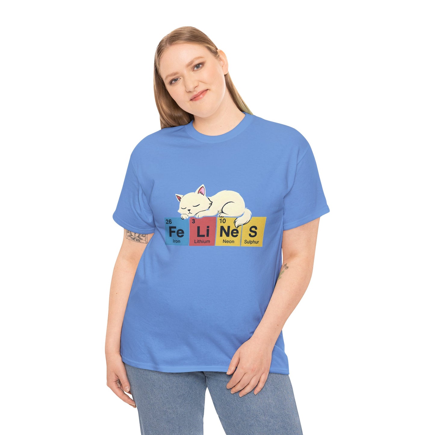 Cat Science Unisex Tee - Cute Feline Periodic Table T-Shirt for Cat Lovers