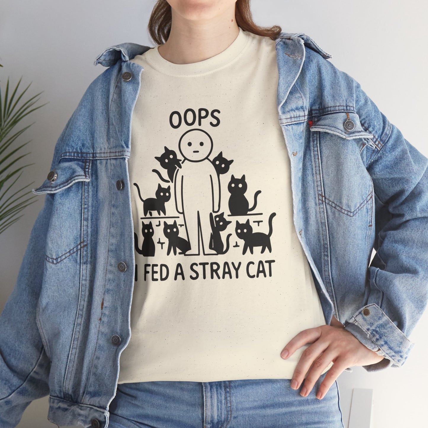 Funny Stray Cats Oops Unisex Tee