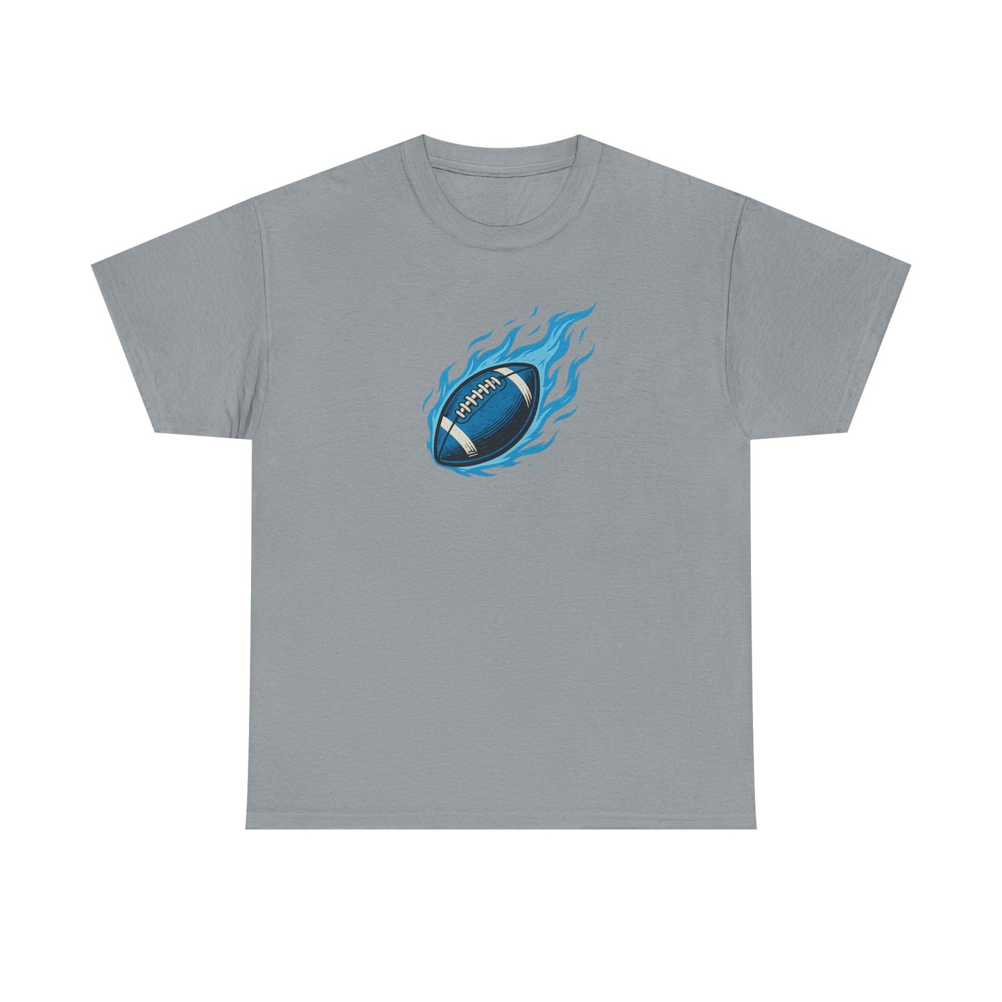 Blazing Blue Football Tee