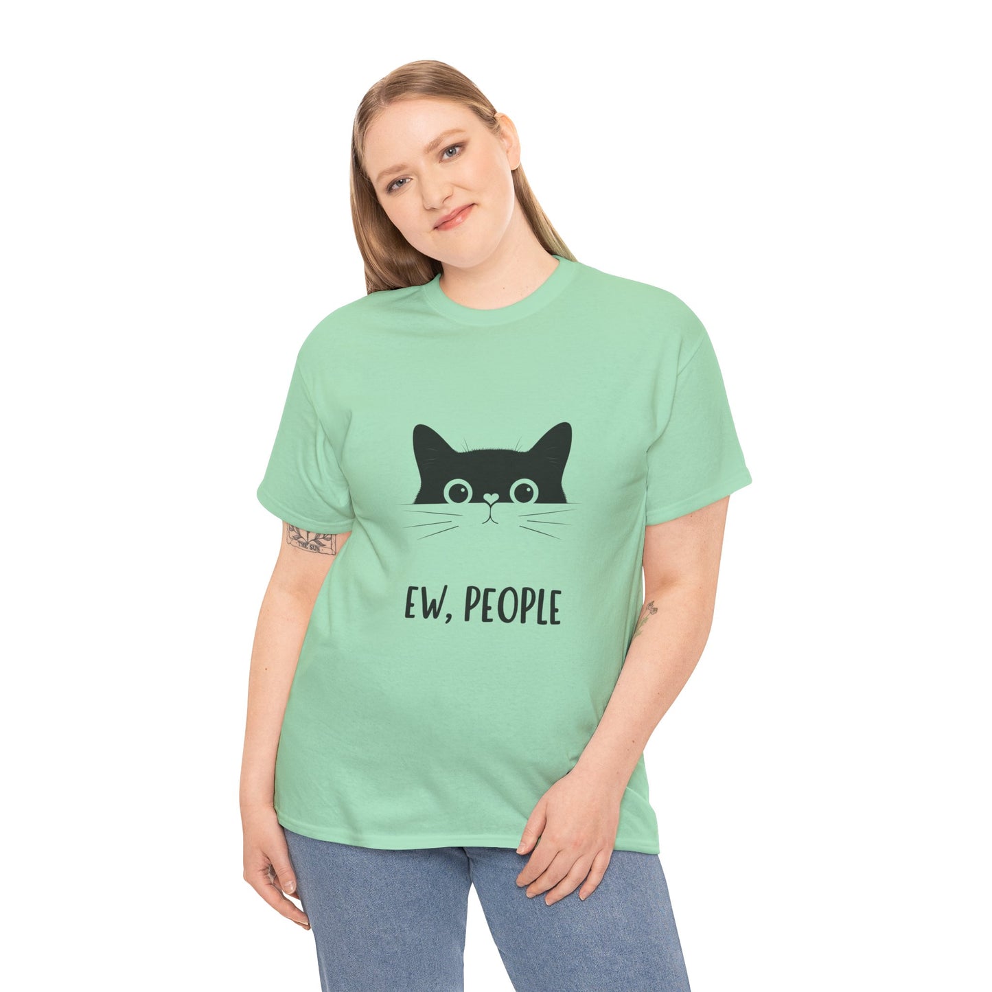 Ew People, Funny Cat Tee
