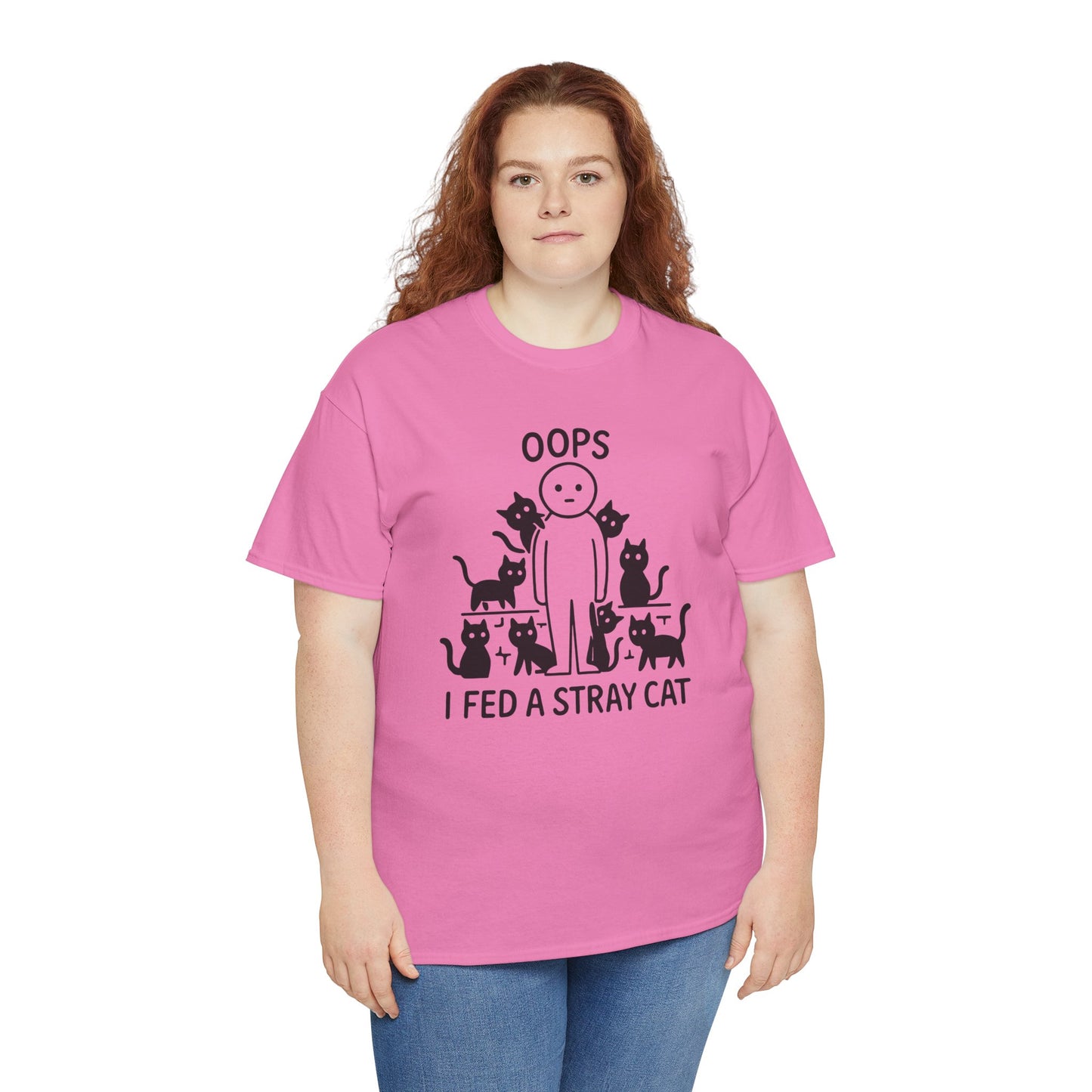 Funny Stray Cats Oops Unisex Tee