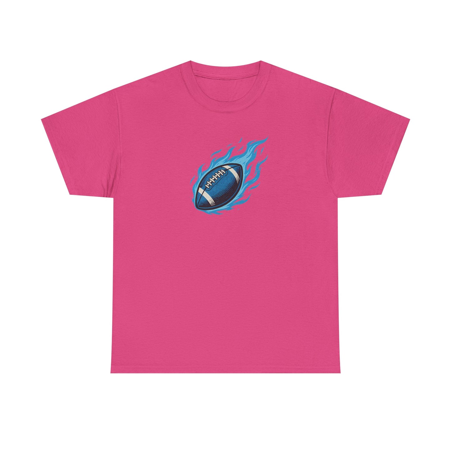 Blazing Blue Football Tee