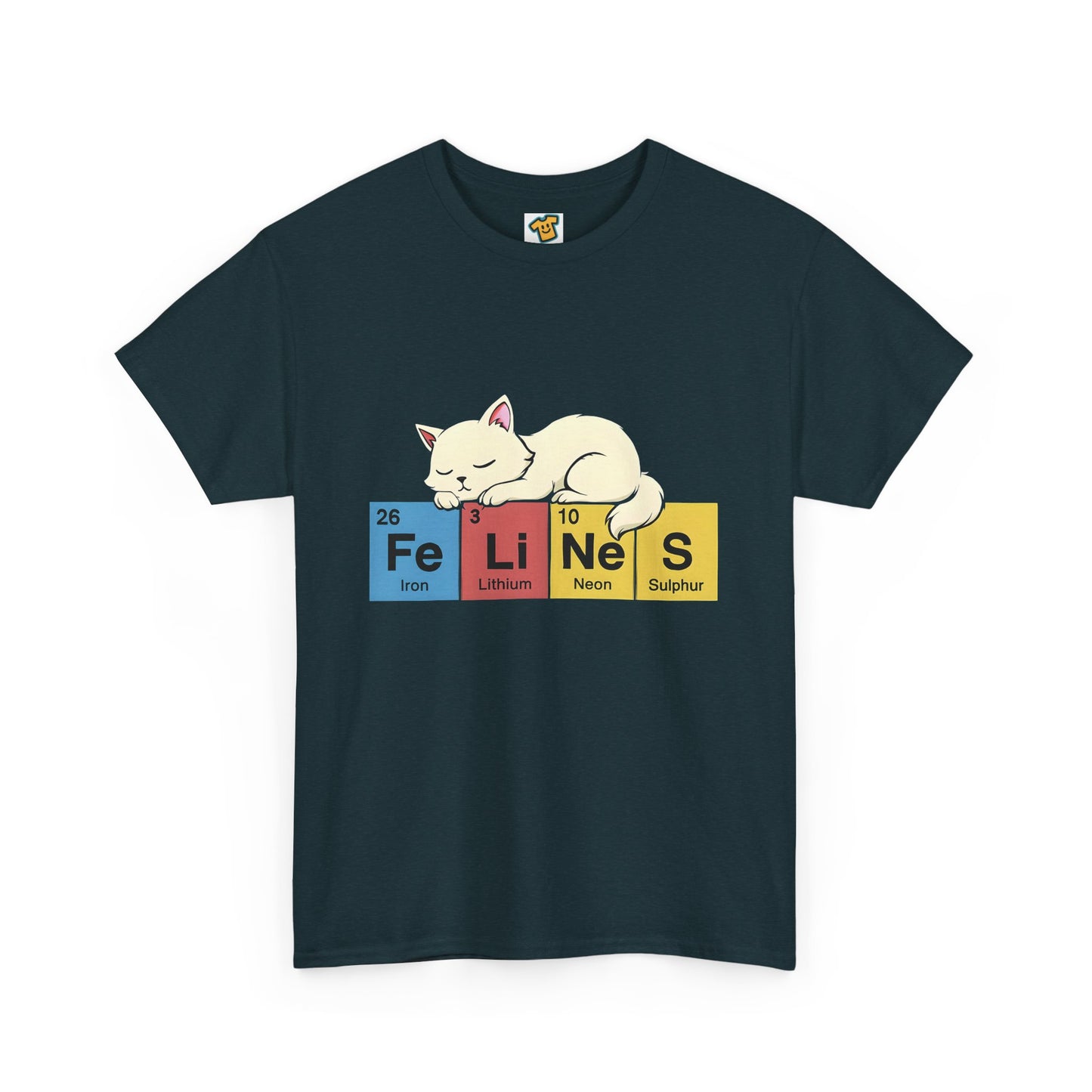 Cat Science Unisex Tee - Cute Feline Periodic Table T-Shirt for Cat Lovers