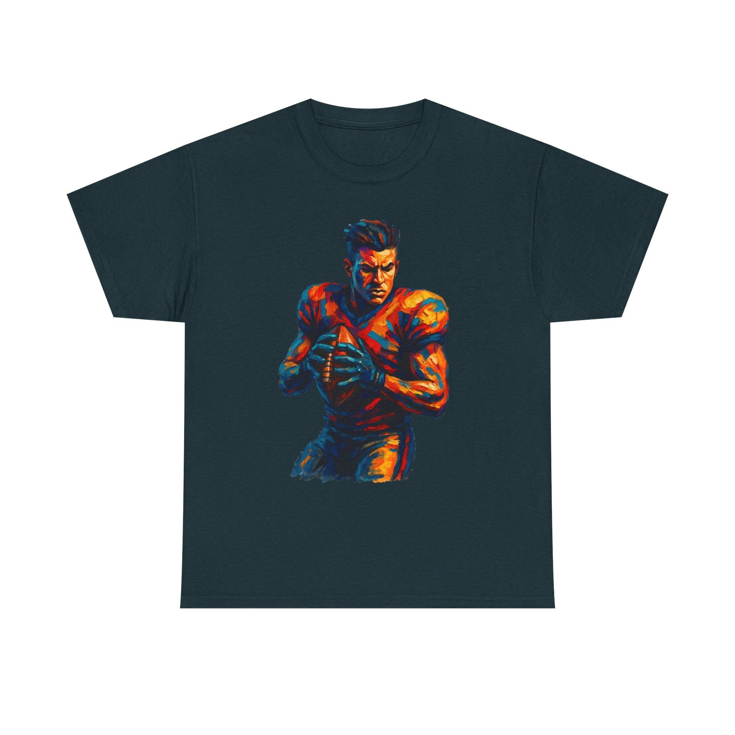 Vibrant Football Warrior T-Shirt