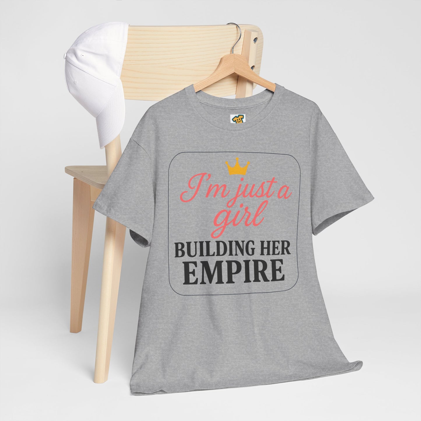 Girl Boss Tee Just a Girl Building Her Empire Heavy Cotton