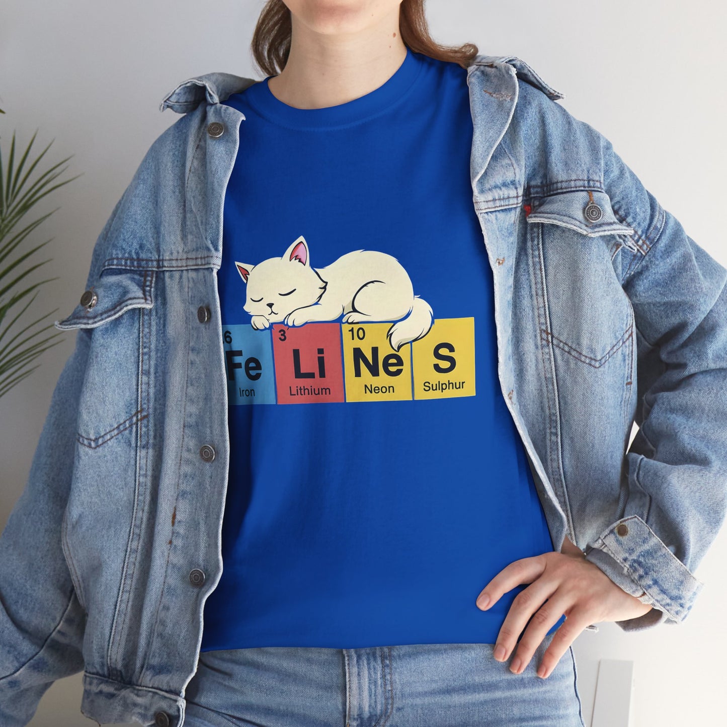 Cat Science Unisex Tee - Cute Feline Periodic Table T-Shirt for Cat Lovers