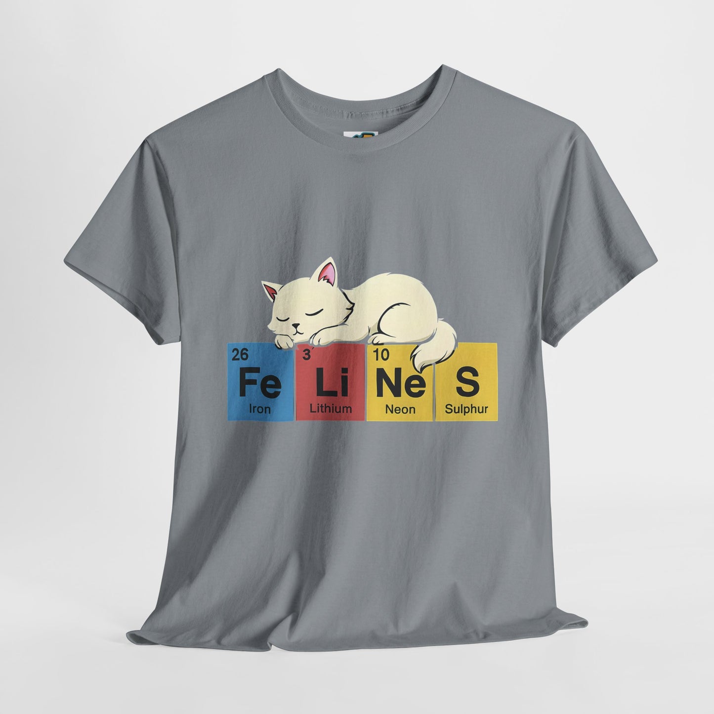 Cat Science Unisex Tee - Cute Feline Periodic Table T-Shirt for Cat Lovers