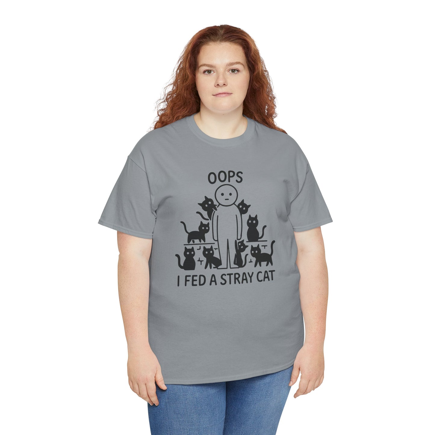 Funny Stray Cats Oops Unisex Tee