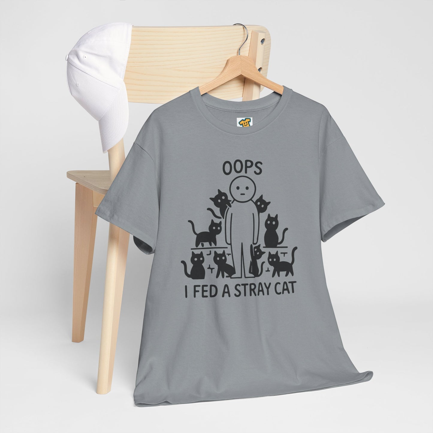Funny Stray Cats Oops Unisex Tee