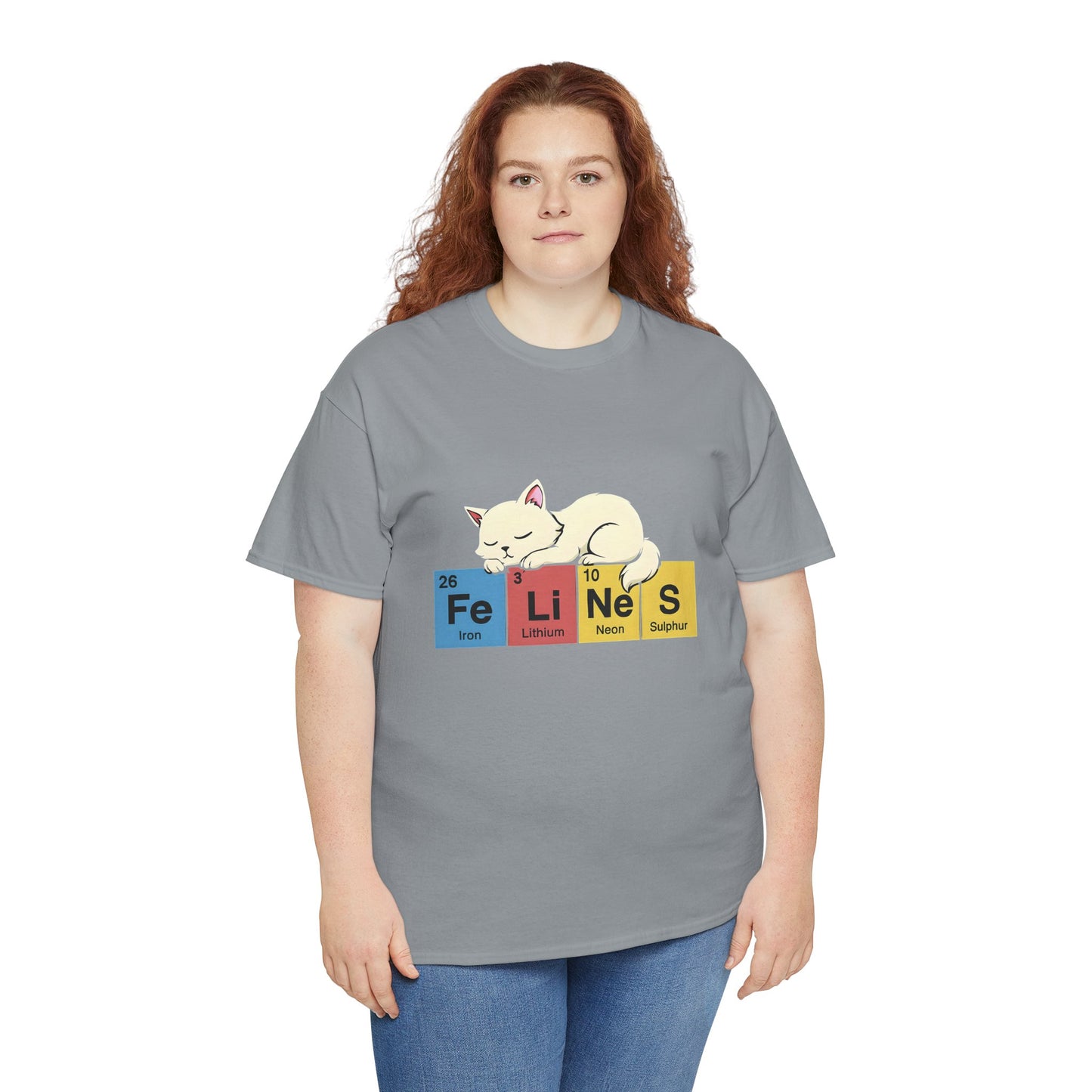 Cat Science Unisex Tee - Cute Feline Periodic Table T-Shirt for Cat Lovers