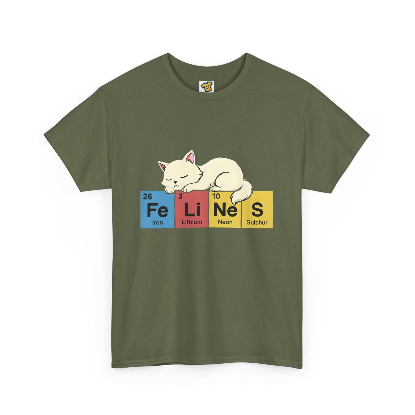 Cat Science Unisex Tee - Cute Feline Periodic Table T-Shirt for Cat Lovers