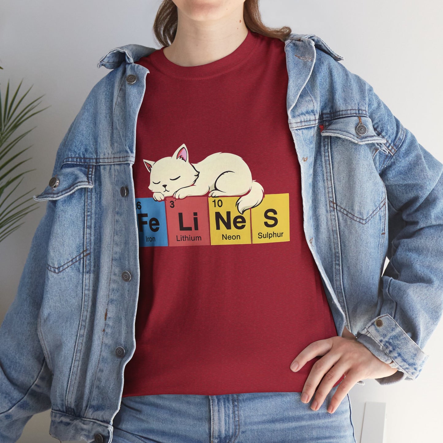 Cat Science Unisex Tee - Cute Feline Periodic Table T-Shirt for Cat Lovers