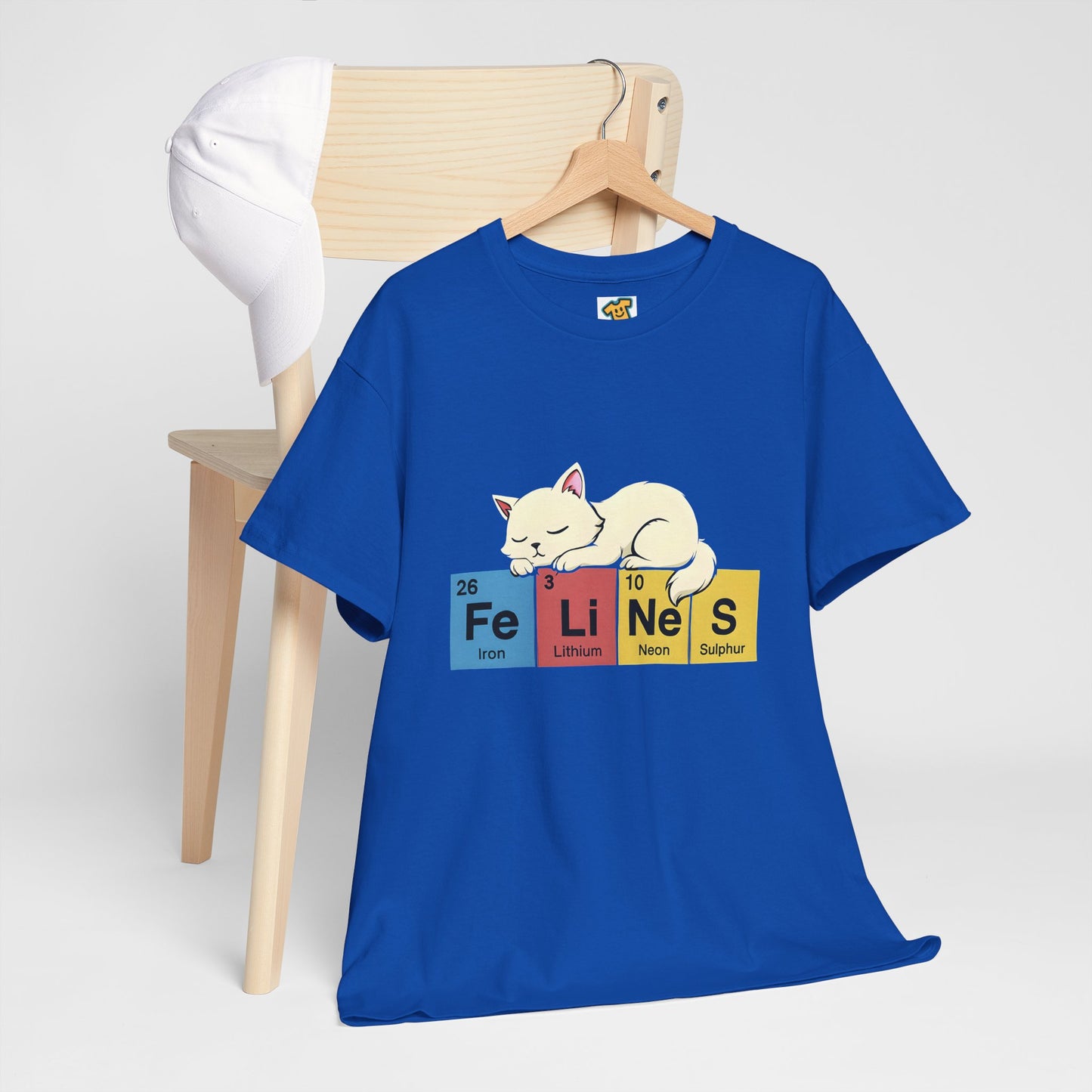 Cat Science Unisex Tee - Cute Feline Periodic Table T-Shirt for Cat Lovers