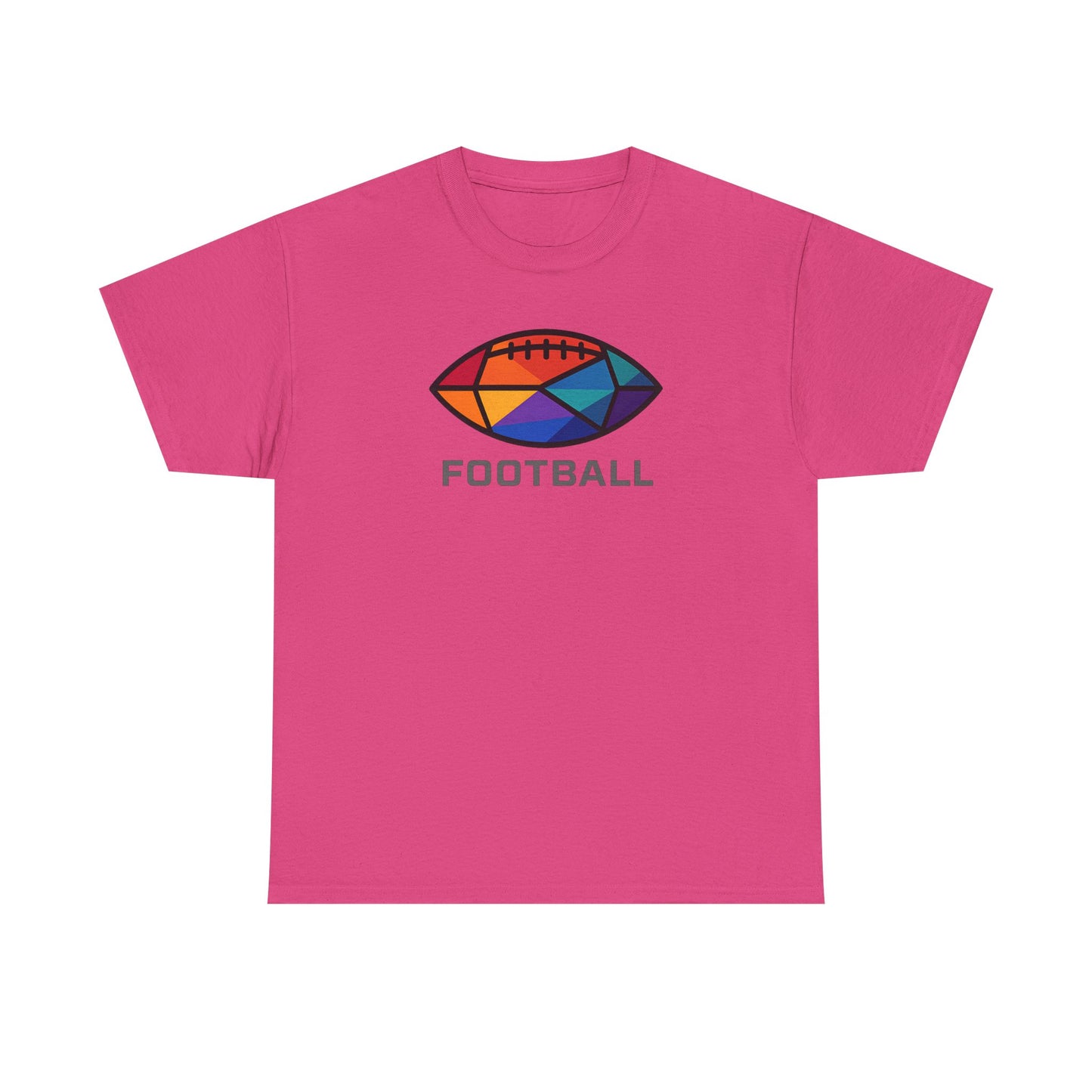 Vibrant Geometric Football T-Shirt