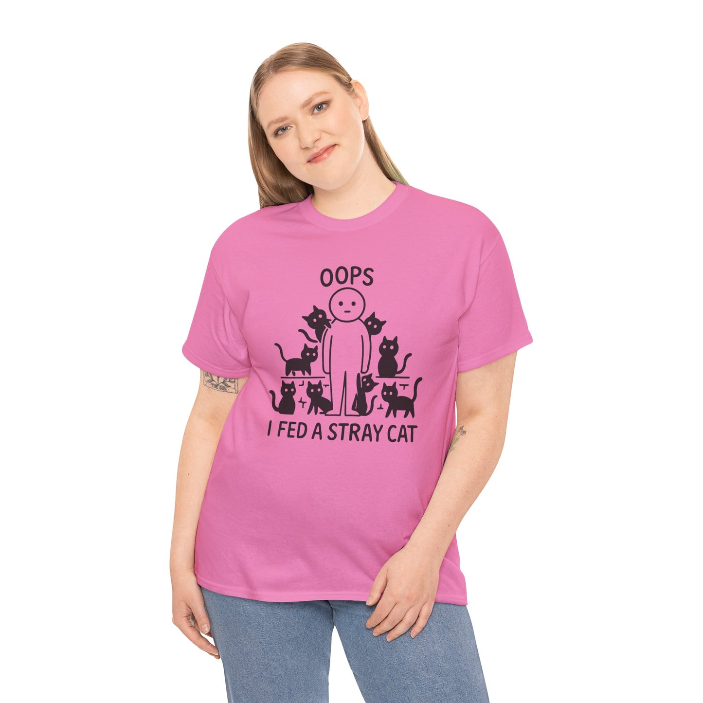 Funny Stray Cats Oops Unisex Tee