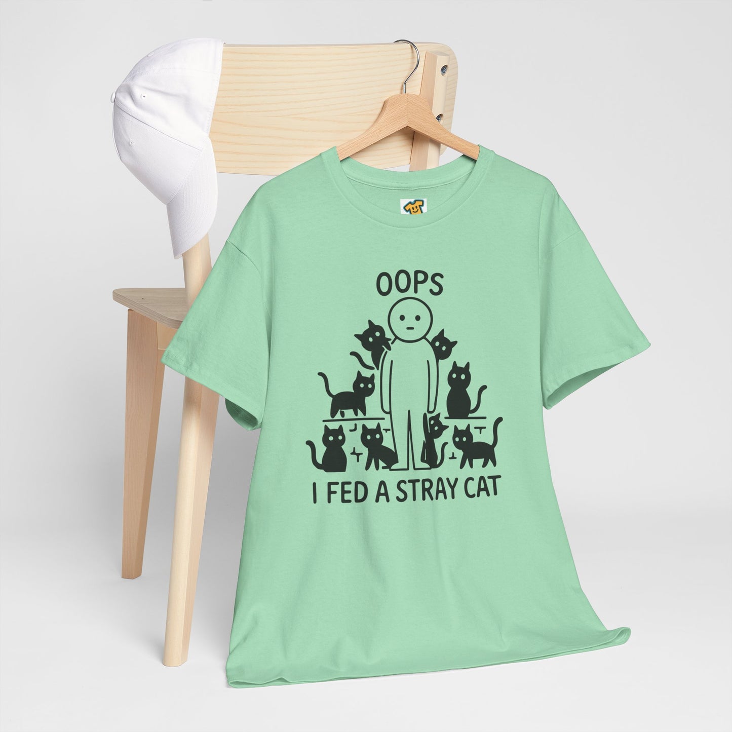 Funny Stray Cats Oops Unisex Tee