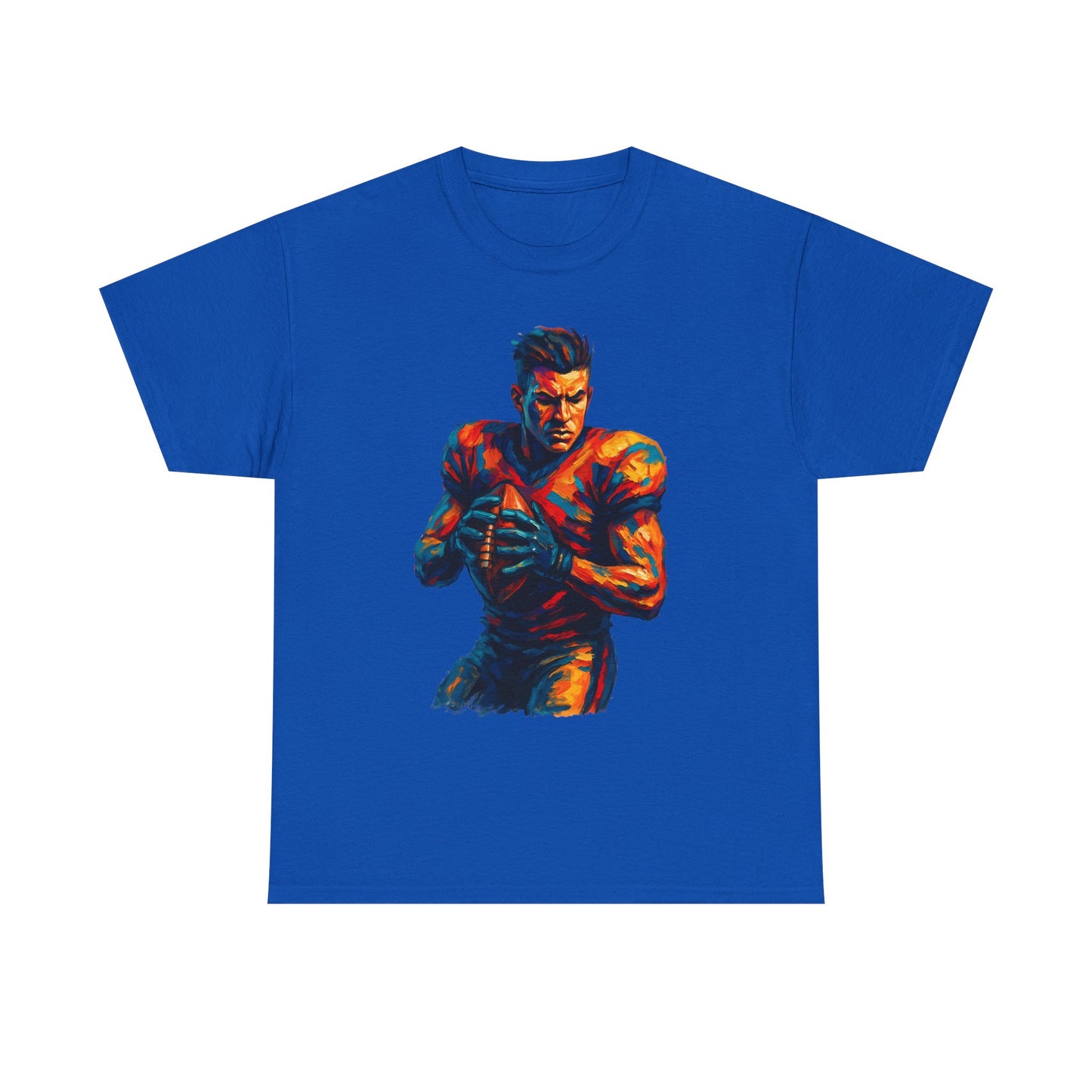 Vibrant Football Warrior T-Shirt