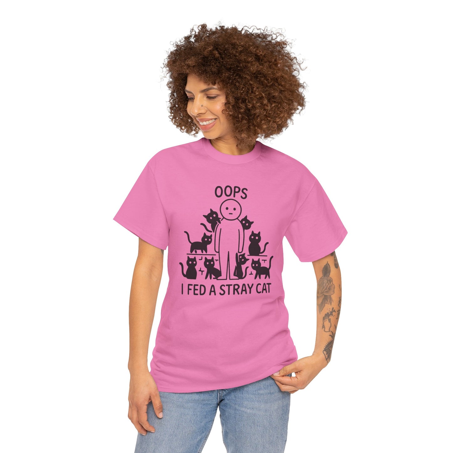 Funny Stray Cats Oops Unisex Tee