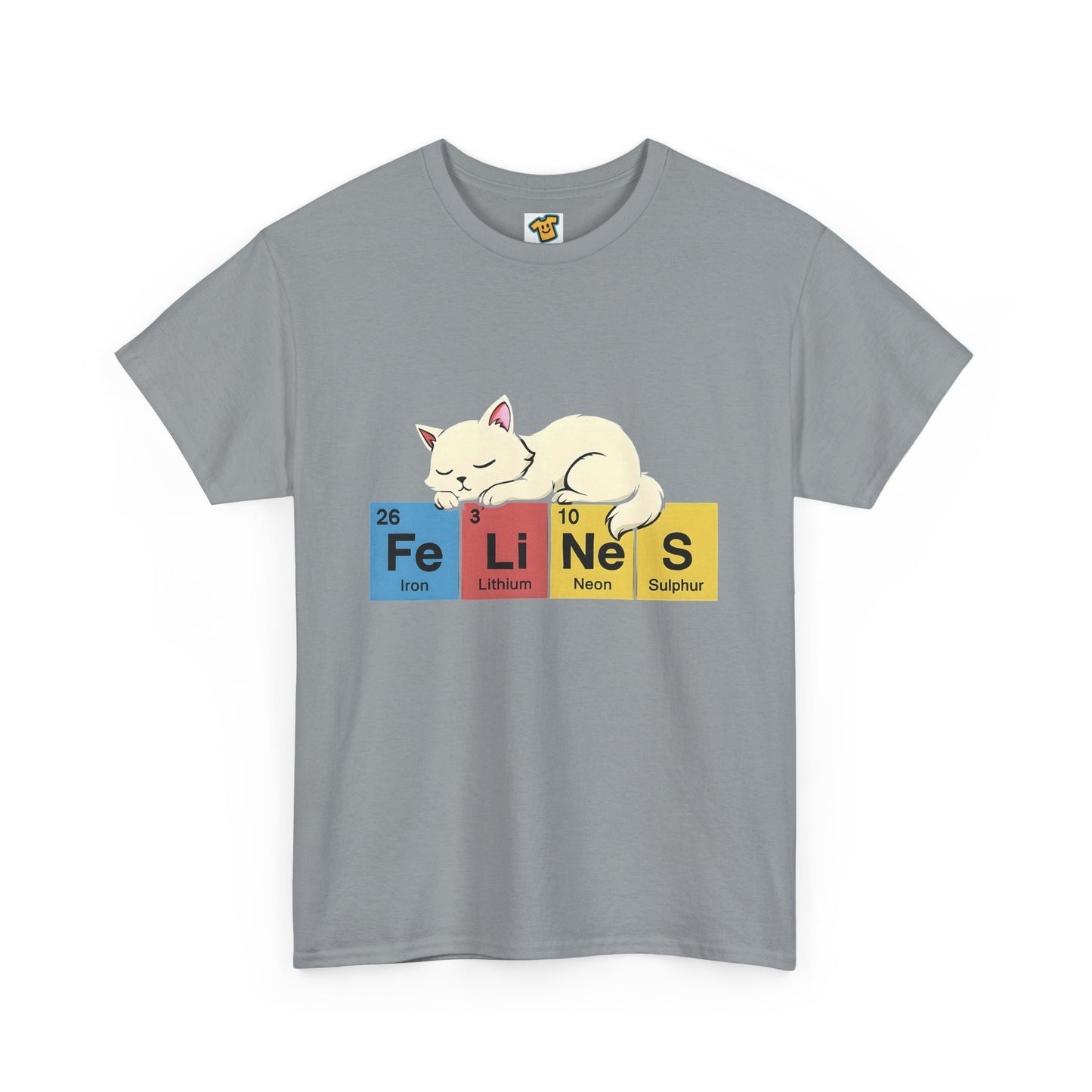 Cat Science Unisex Tee - Cute Feline Periodic Table T-Shirt for Cat Lovers