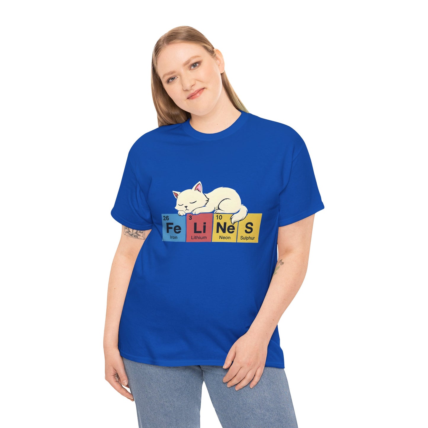 Cat Science Unisex Tee - Cute Feline Periodic Table T-Shirt for Cat Lovers