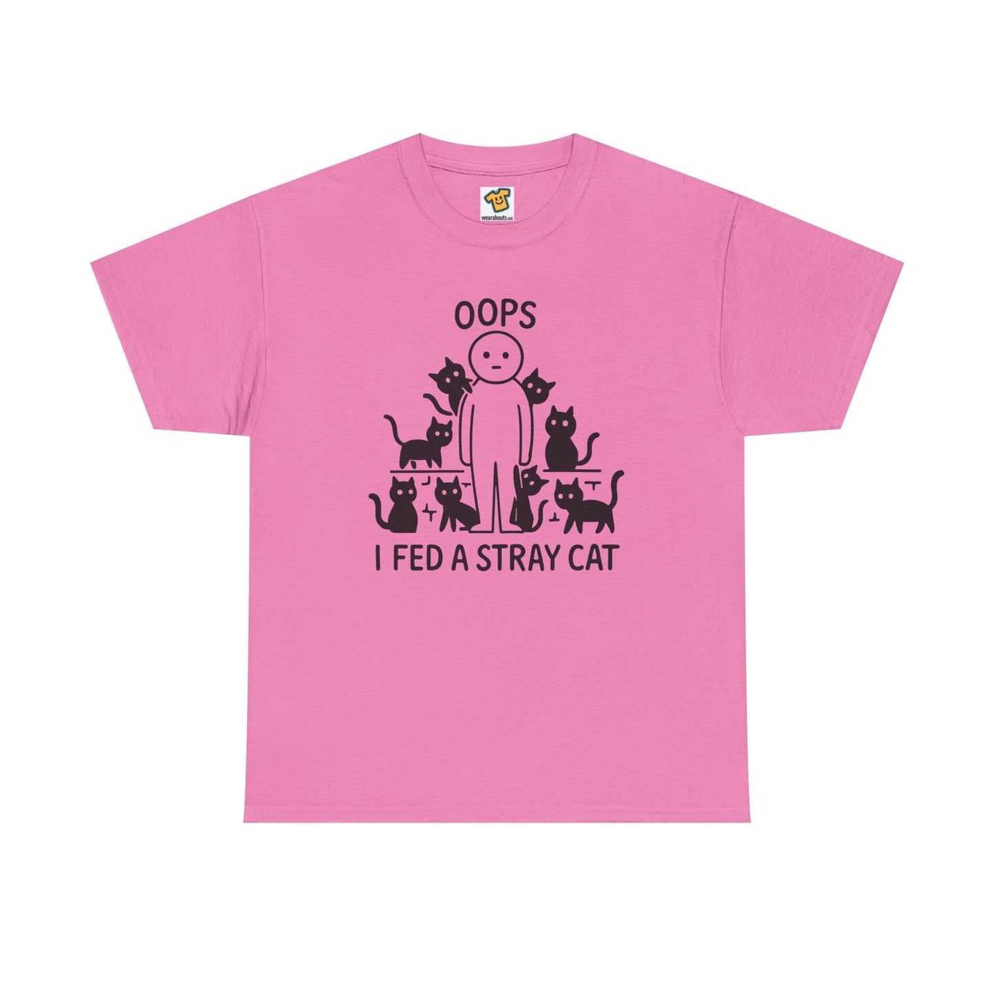 Funny Stray Cats Oops Unisex Tee