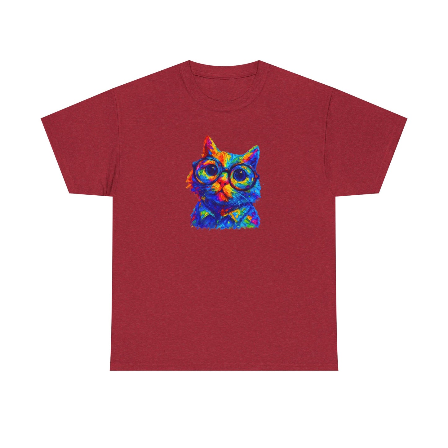 Vibrant Retro Cat T-Shirt
