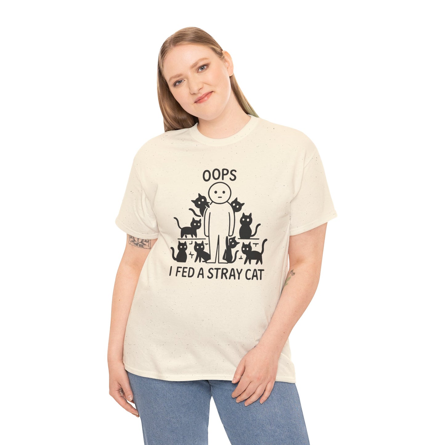 Funny Stray Cats Oops Unisex Tee