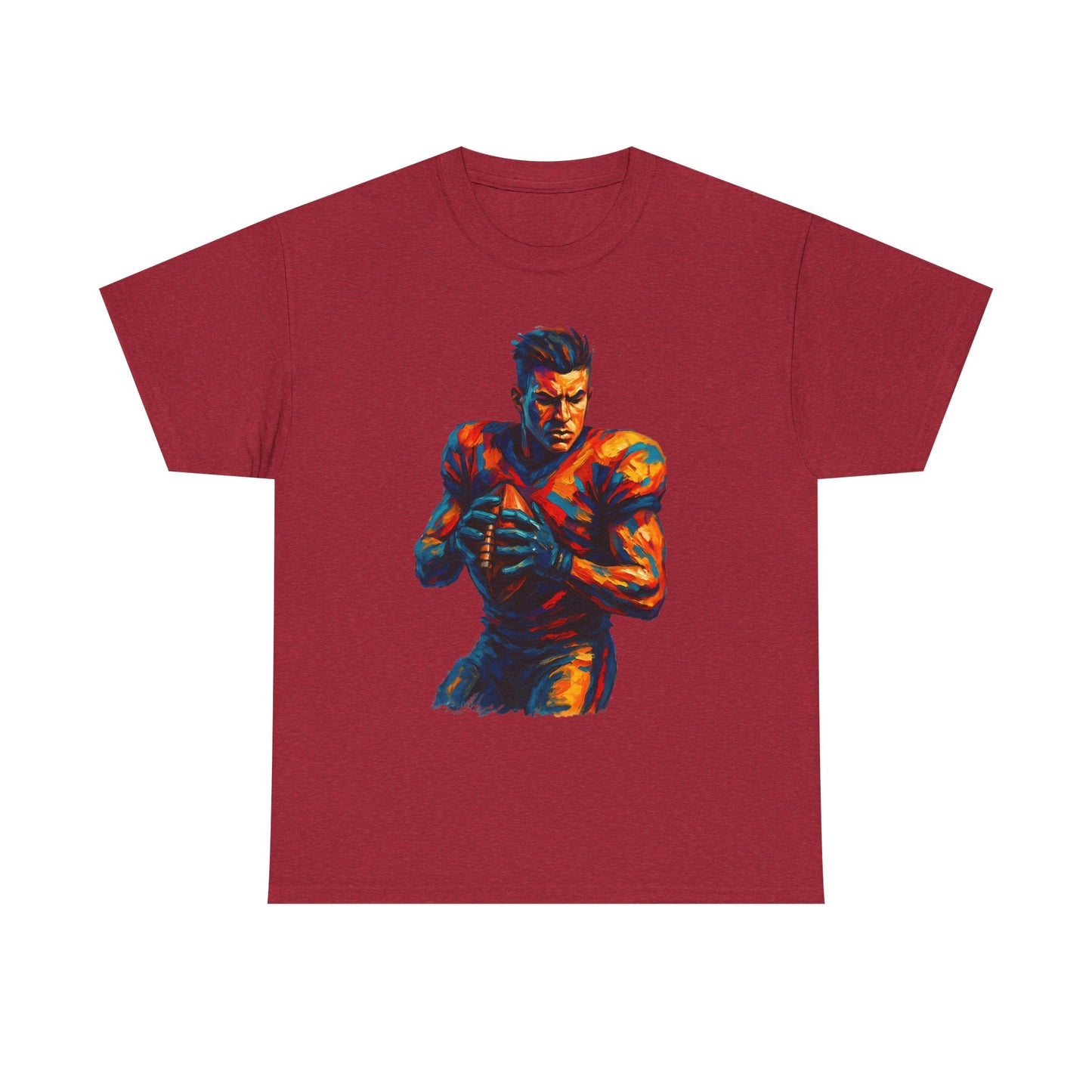 Vibrant Football Warrior T-Shirt