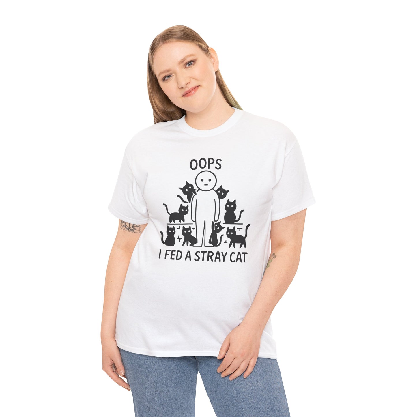 Funny Stray Cats Oops Unisex Tee