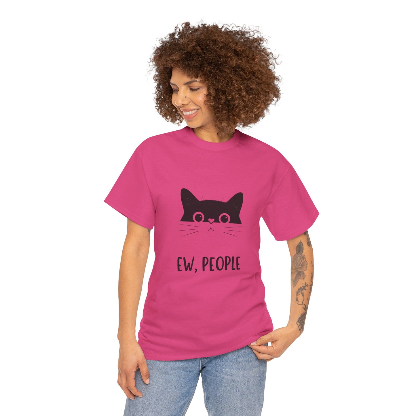 Ew People, Funny Cat Tee