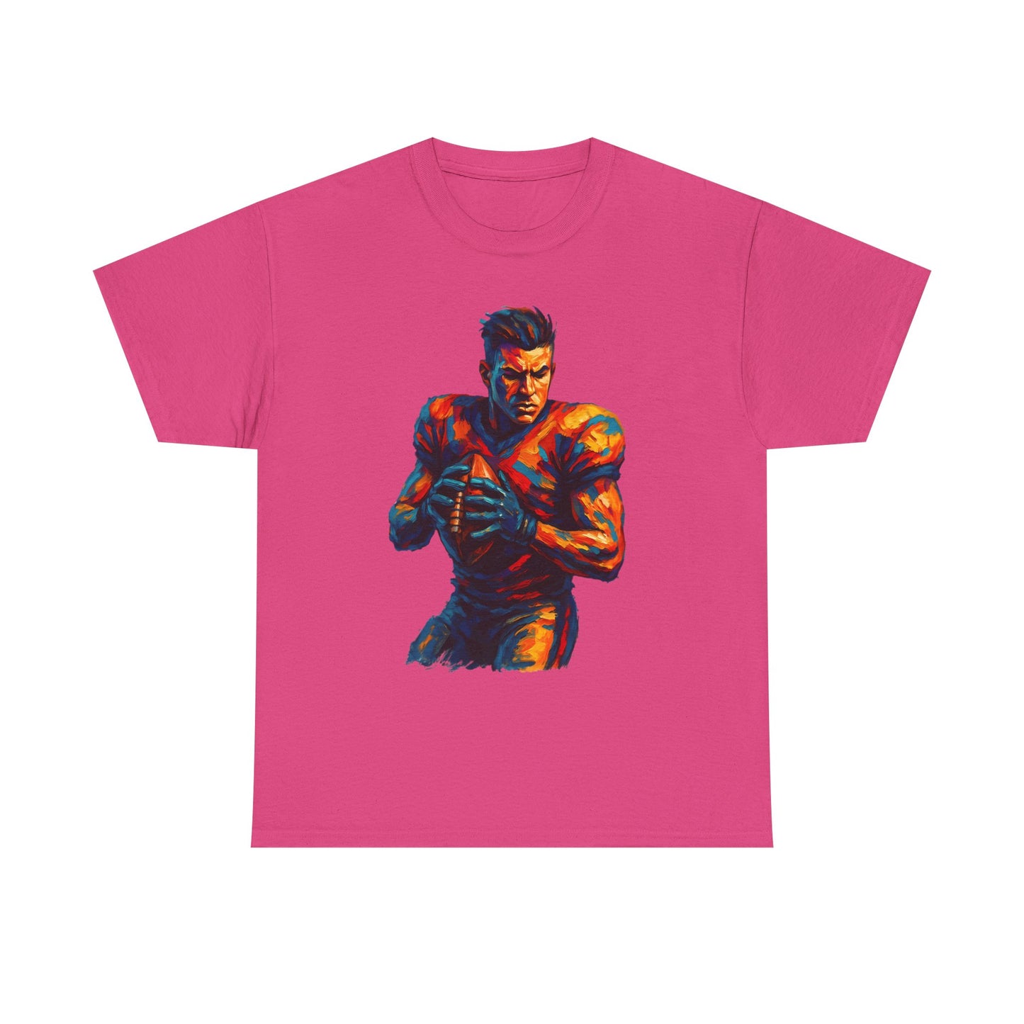 Vibrant Football Warrior T-Shirt