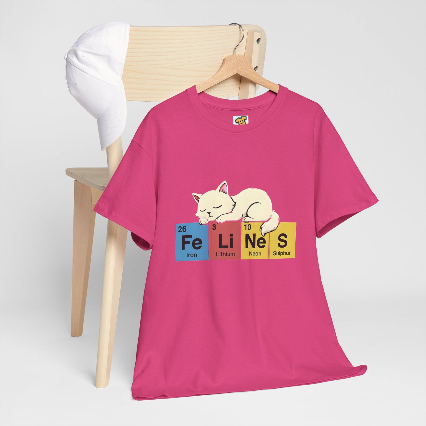 Cat Science Unisex Tee - Cute Feline Periodic Table T-Shirt for Cat Lovers