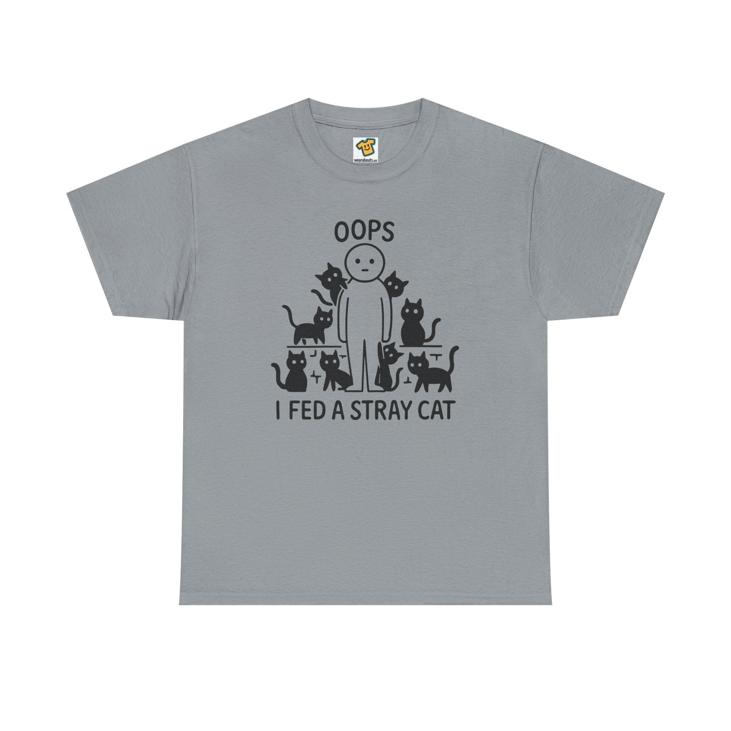Funny Stray Cats Oops Unisex Tee