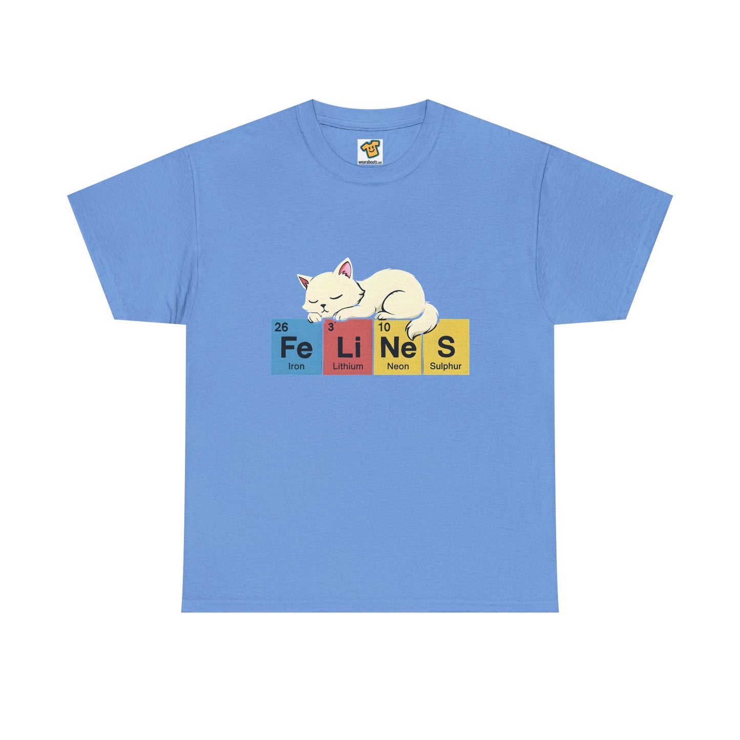 Cat Science Unisex Tee - Cute Feline Periodic Table T-Shirt for Cat Lovers