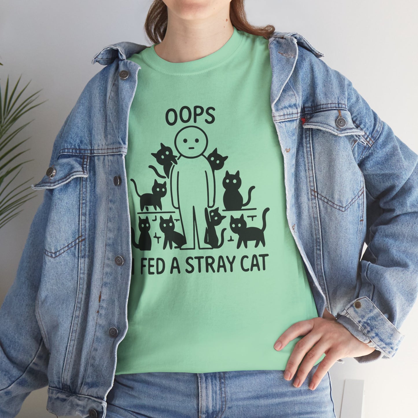 Funny Stray Cats Oops Unisex Tee