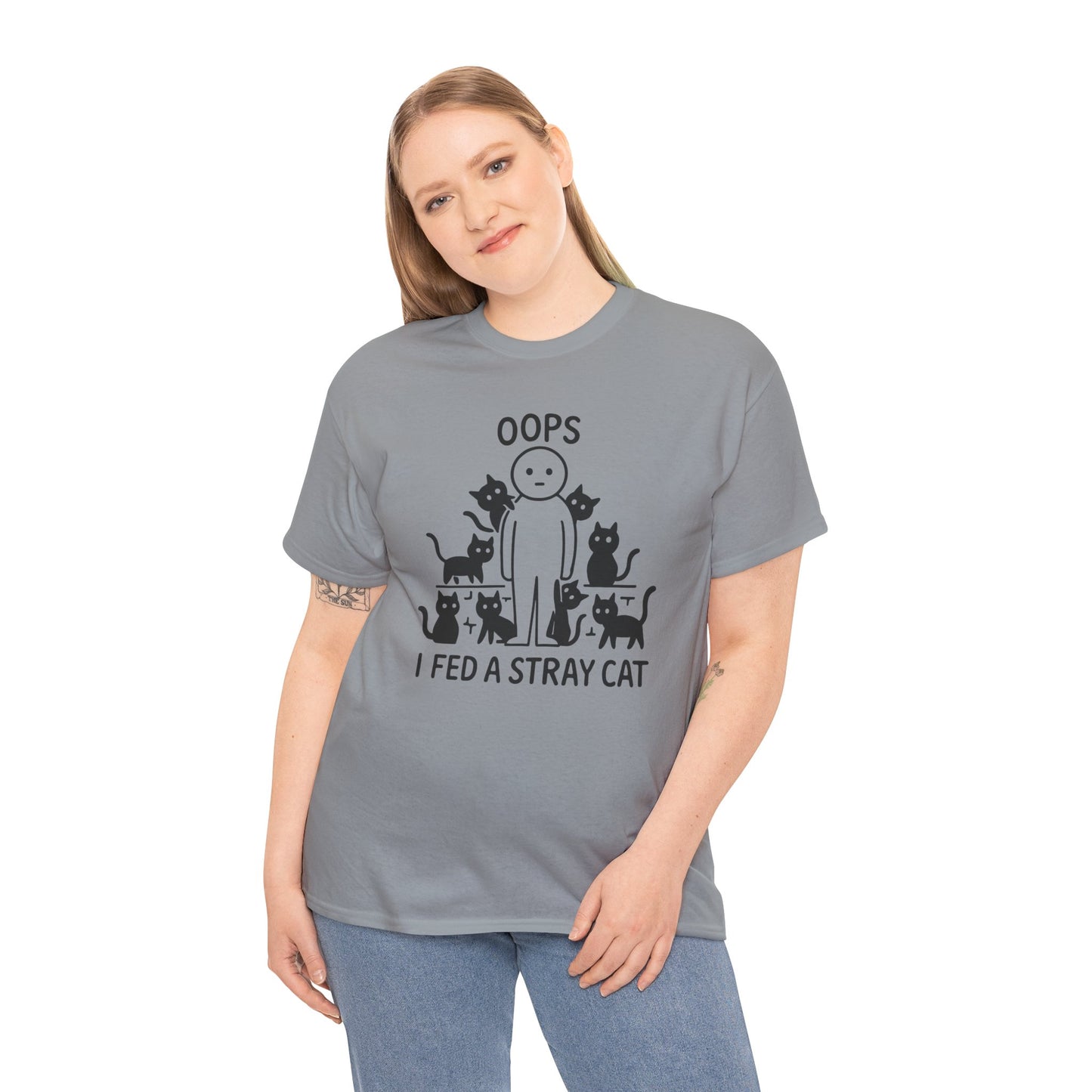 Funny Stray Cats Oops Unisex Tee