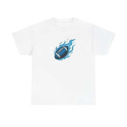 Blazing Blue Football Tee